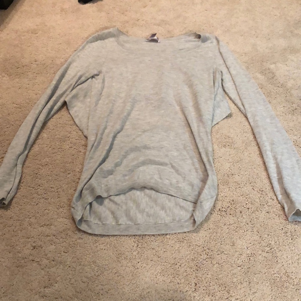 Nordstrom Grey Light Heather top